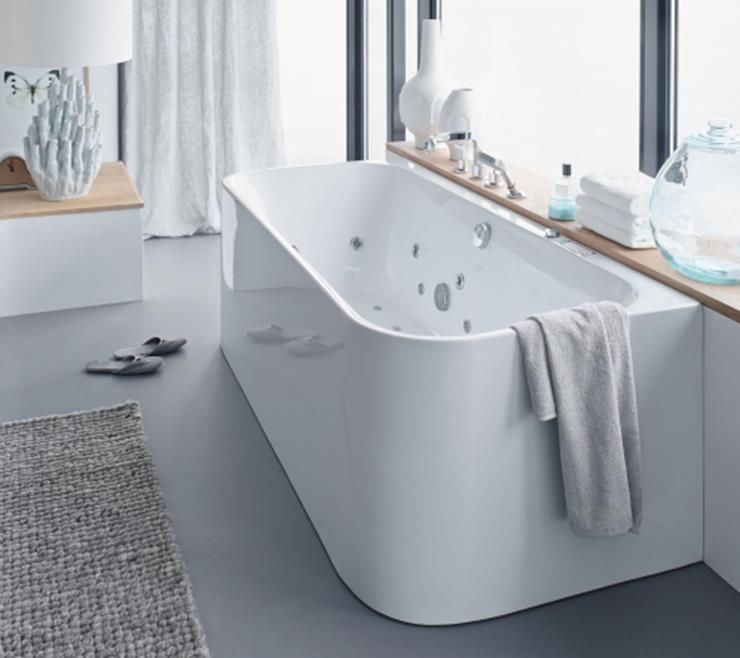 Duravit Happy D2 'Back to wall' Bath