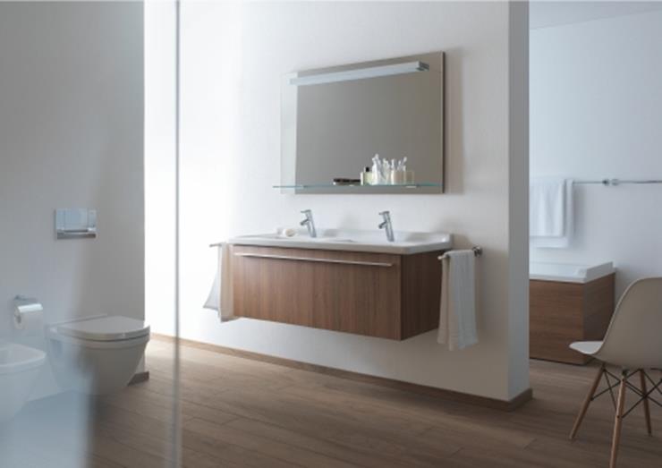 Duravit Starck Double Basin with Vanity Unit