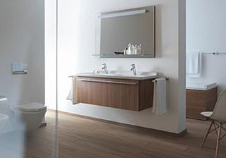 Duravit Starck Double Basin with Vanity Unit