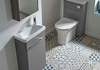 Instinct Ios 500mm Wide Cloakroom Vanity and Basin Unit